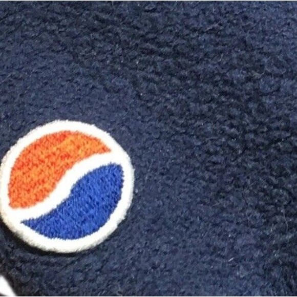 Vintage Pepsi Sweatshirt 1X Women’s Navy Long Sleeve Embroidered Lettering - Picture 3 of 5
